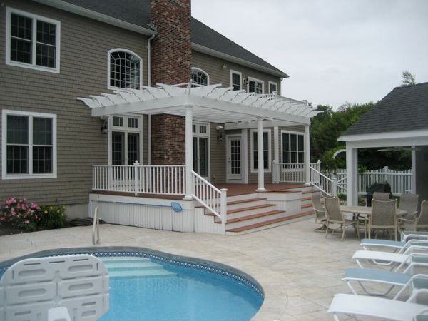 Custom deck and pool